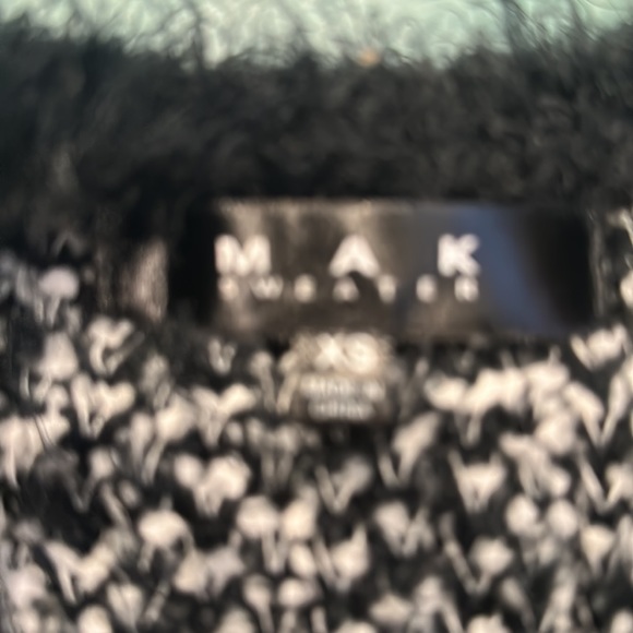 MAK soft cozy fuzzy cardigan xs-measures to medium. P2P 23” by MAK sweaters - Picture 8 of 13